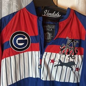 The Heritage By America Seventy Six Vandals Embroidered Jacket Men’s Large